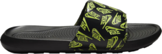 Сандалии Nike Victori One Slide &apos;Repeat Logo - Black Volt&apos;, черный