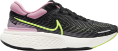 Кроссовки Nike Wmns ZoomX Invincible Run Flyknit &apos;Black Elemental Pink&apos;, черный
