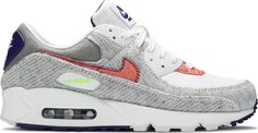 Кроссовки Nike Air Max 90 &apos;Recycled Jerseys Pack&apos;, белый