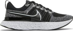 Кроссовки Nike React Infinity Run Flyknit 2 &apos;White Black&apos;, черный