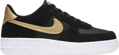 Кроссовки Nike Air Force 1 &apos;07 LV8 GS &apos;Black Metallic Gold&apos;, черный