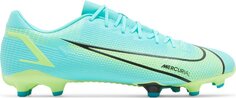 Бутсы Nike Mercurial Vapor 14 Academy FG MG &apos;Dynamic Turquoise Lime Glow&apos;, синий