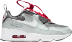 Кроссовки Nike Air Max 90 Toggle PS &apos;Flat Pewter White&apos;, серый