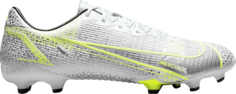 Бутсы Nike Mercurial Vapor 14 Academy FG MG &apos;Metallic Silver Volt&apos;, белый