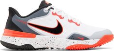 Кроссовки Nike Alpha Huarache Elite 3 Turf &apos;White Bright Crimson&apos;, белый