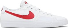 Кроссовки Nike Blazer Court SB &apos;White University Red&apos;, белый