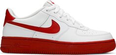 Кроссовки Nike Air Force 1 GS &apos;White Red Sole&apos;, белый