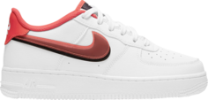 Кроссовки Nike Air Force 1 LV8 GS &apos;Double Swoosh - Bright Crimson&apos;, белый