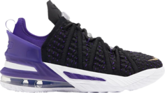 Кроссовки Nike LeBron 18 GS &apos;Lakers&apos;, черный