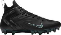 Бутсы Nike Alpha Huarache 8 Elite &apos;Black Metallic Silver&apos;, черный