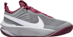 Кроссовки Nike Team Hustle D10 GS &apos;Smoke Grey Dark Beetroot&apos;, серый