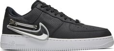 Кроссовки Nike Air Force 1 &apos;07 Premium &apos;Silver Swoosh&apos;, черный