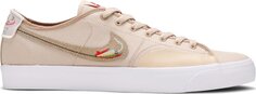 Кроссовки Nike Daan Van Der Linden x Blazer Court SB &apos;Grain&apos;, коричневый