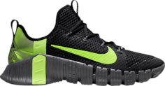 Кроссовки Nike Russell Wilson x Free Metcon 3 &apos;Black Venom&apos;, черный