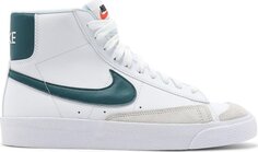 Кроссовки Nike Blazer Mid &apos;77 GS &apos;White Dark Teal Green&apos;, белый