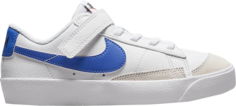 Лимитированные кроссовки Nike Blazer Low &apos;77 PS &apos;White Hyper Royal&apos;, белый