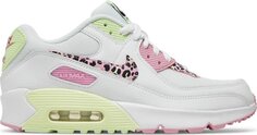 Кроссовки Nike Air Max 90 GS &apos;Pink Barely Volt&apos;, белый