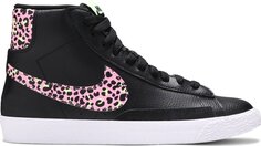 Кроссовки Nike Blazer Mid GS &apos;Pink Cheetah&apos;, черный