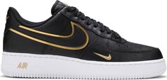 Кроссовки Nike Air Force 1 &apos;07 LV8 &apos;Metallic Swoosh Pack - Black&apos;, черный