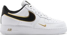 Кроссовки Nike Air Force 1 &apos;07 LV8 &apos;Metallic Swoosh Pack - White Metallic Gold&apos;, белый