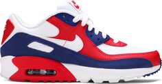 Кроссовки Nike Air Max 90 Leather GS &apos;USA&apos;, белый