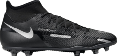 Бутсы Nike Phantom GT2 Club DF MG &apos;Black Metallic Silver&apos;, черный