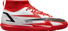 Бутсы Nike Mercurial Superfly 8 Academy CR7 IC GS &apos;Chile Red&apos;, красный