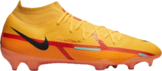 Бутсы Nike Phantom GT 2 Pro DF FG &apos;Laser Orange Bright Crimson&apos;, оранжевый