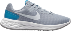 Кроссовки Nike Revolution 6 &apos;Wolf Grey Imperial Blue&apos;, серый