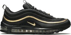 Кроссовки Nike Air Max 97 &apos;Black Metallic Gold&apos;, черный