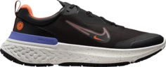 Кроссовки Nike React Miler 2 Shield &apos;Black Redstone&apos;, черный