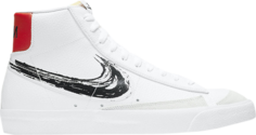 Кроссовки Nike Blazer Mid &apos;77 Vintage &apos;Brushstroke&apos;, белый
