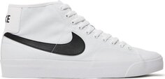 Кроссовки Nike Blazer Court Mid SB &apos;White Black&apos;, белый