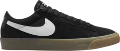 Кроссовки Nike Zoom Blazer Low Pro GT SB &apos;Black Gum&apos;, черный