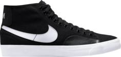 Кроссовки Nike Blazer Court Mid SB &apos;Black White&apos;, черный