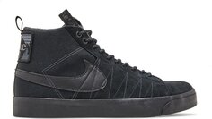 Кроссовки Nike Blazer Mid Premium SB &apos;Acclimate Pack - Triple Black&apos;, черный