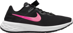 Кроссовки Nike Wmns Revolution 6 FlyEase Next Nature &apos;Black Hyper Pink&apos;, черный