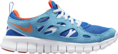 Кроссовки Nike Free Run 2 GS &apos;Laser Blue Safety Orange&apos;, синий