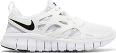 Кроссовки Nike Free Run 2 GS &apos;White Black&apos;, белый
