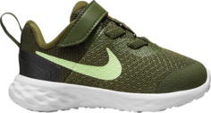 Кроссовки Nike Revolution 6 TD &apos;Rough Green Barely Volt&apos;, зеленый