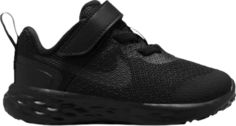 Кроссовки Nike Revolution 6 TD &apos;Triple Black&apos;, черный