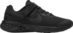 Кроссовки Nike Revolution 6 FlyEase GS &apos;Black Dark Smoke Grey&apos;, черный