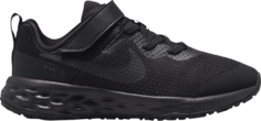 Кроссовки Nike Revolution 6 PS &apos;Black Dark Smoke Grey&apos;, черный