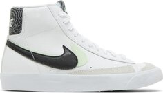 Кроссовки Nike Blazer Mid &apos;77 SE GS &apos;Double Swoosh - White Vapor Green&apos;, белый