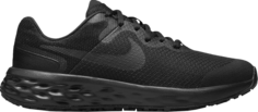 Кроссовки Nike Revolution 6 GS &apos;Black Dark Smoke Grey&apos;, черный