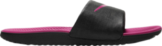 Сандалии Nike Kawa GS &apos;Black Vivid Pink&apos;, черный