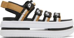 Сандалии Nike Wmns Icon Classic Sandal &apos;Black Metallic Gold&apos;, черный