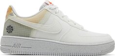 Кроссовки Nike Air Force 1 Crater GS &apos;Move To Zero - White Orange&apos;, белый