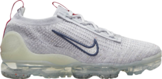 Кроссовки Nike Wmns Air Vapormax 2021 Flyknit &apos;Photon Dust Midnight Navy&apos;, белый