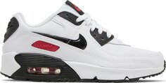 Кроссовки Nike Air Max 90 Leather SE GS &apos;White Very Berry&apos;, белый
